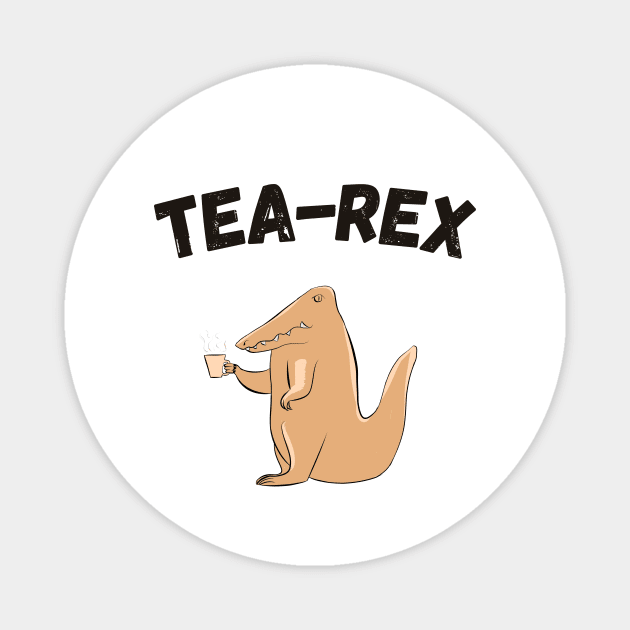 Tea-Rex Magnet by cypryanus